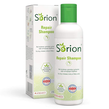 Sorion Shampoo - Psoriasis and Eczema Scalp Care with Coconut oil, Neem and Curcuma (200 ) by Sorion