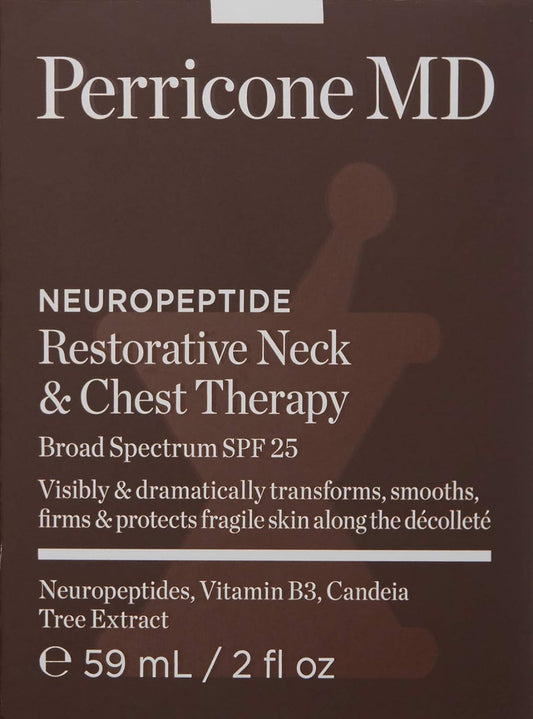 Perricone MD Neuropeptide Restorative Neck & Chest Therapy Broad Spectrum SPF 25 2  (Pack of 1)