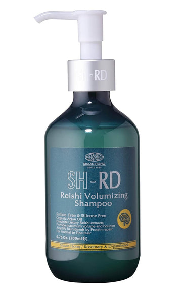 SH-RD Reishi Volumizing Shampoo for Fine Thinning Hair | Thickening Shampoo with Reishi Extract, Rosemary, Argan Oil | Volume Boost Hair Care Products | Paraben-Free Shampoo - 6.76/200ml