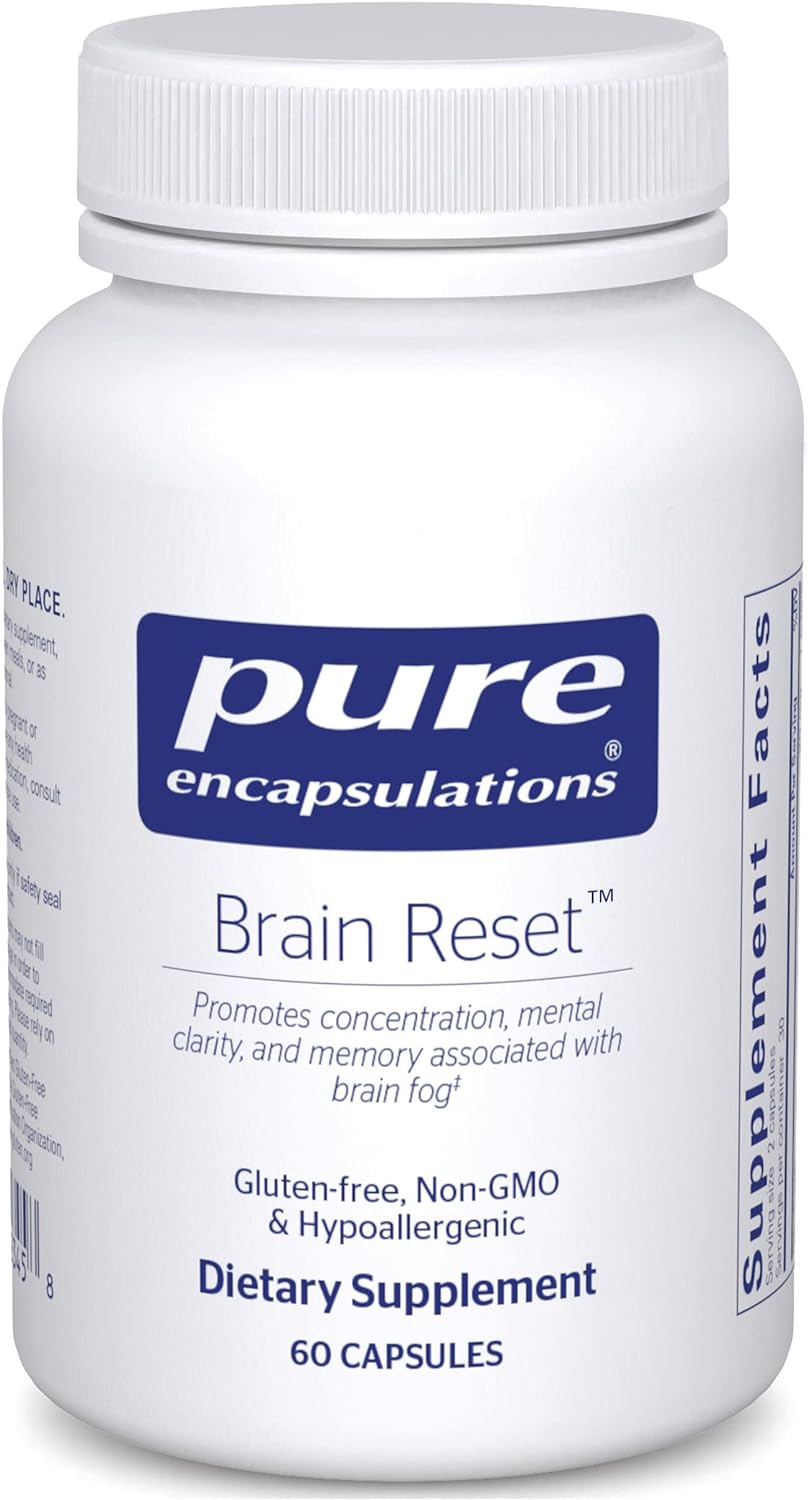 Pure Encapsulations Brain Reset | Supports Concentration, Clarity, and