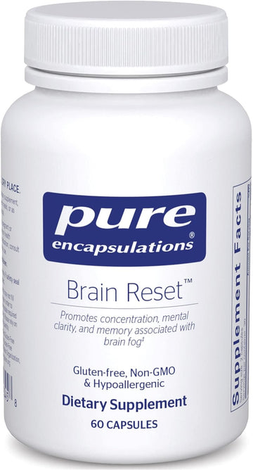 Pure Encapsulations Brain Reset | Supports Concentration, Clarity, and