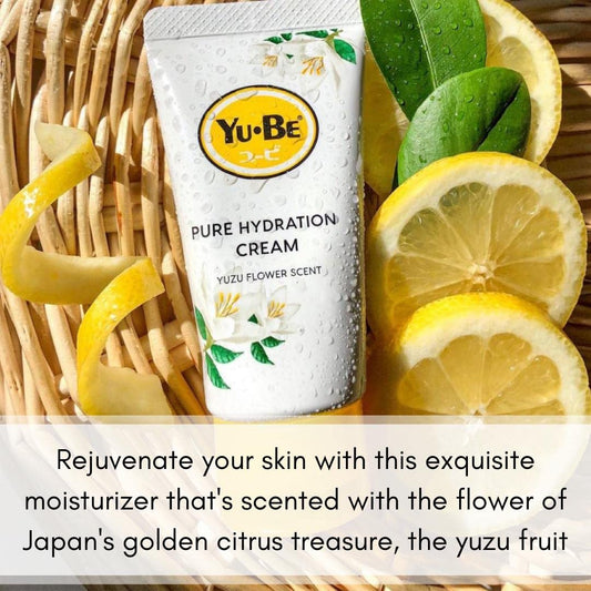 Yu-Be Yuzu Pure Hydration Cream (Duo): Body & Hand Lotion - 