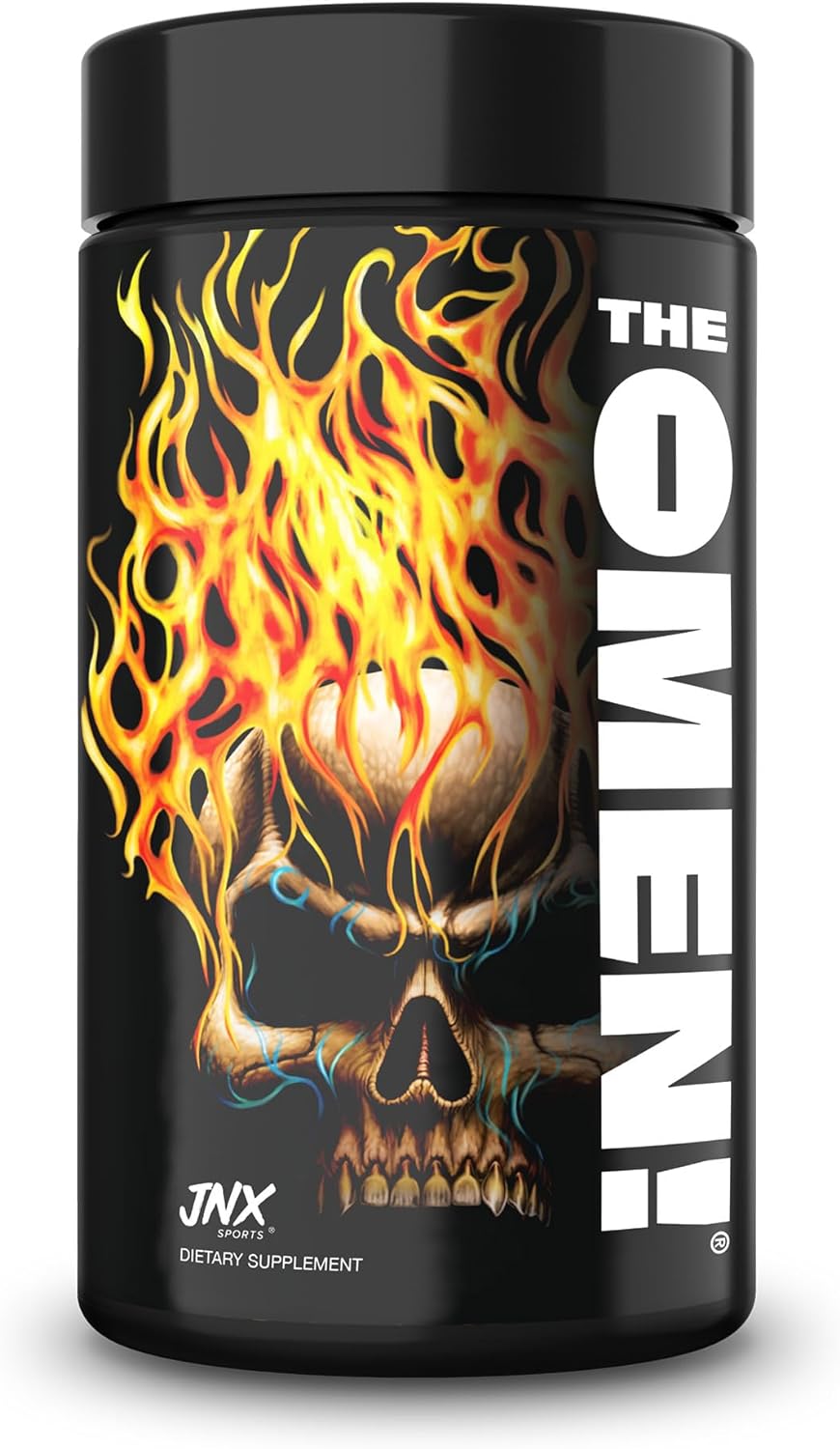 Jnx Sports The Omen! Fat Burner Dietary Supplement, Men & Women | 50 S4.55 Ounces