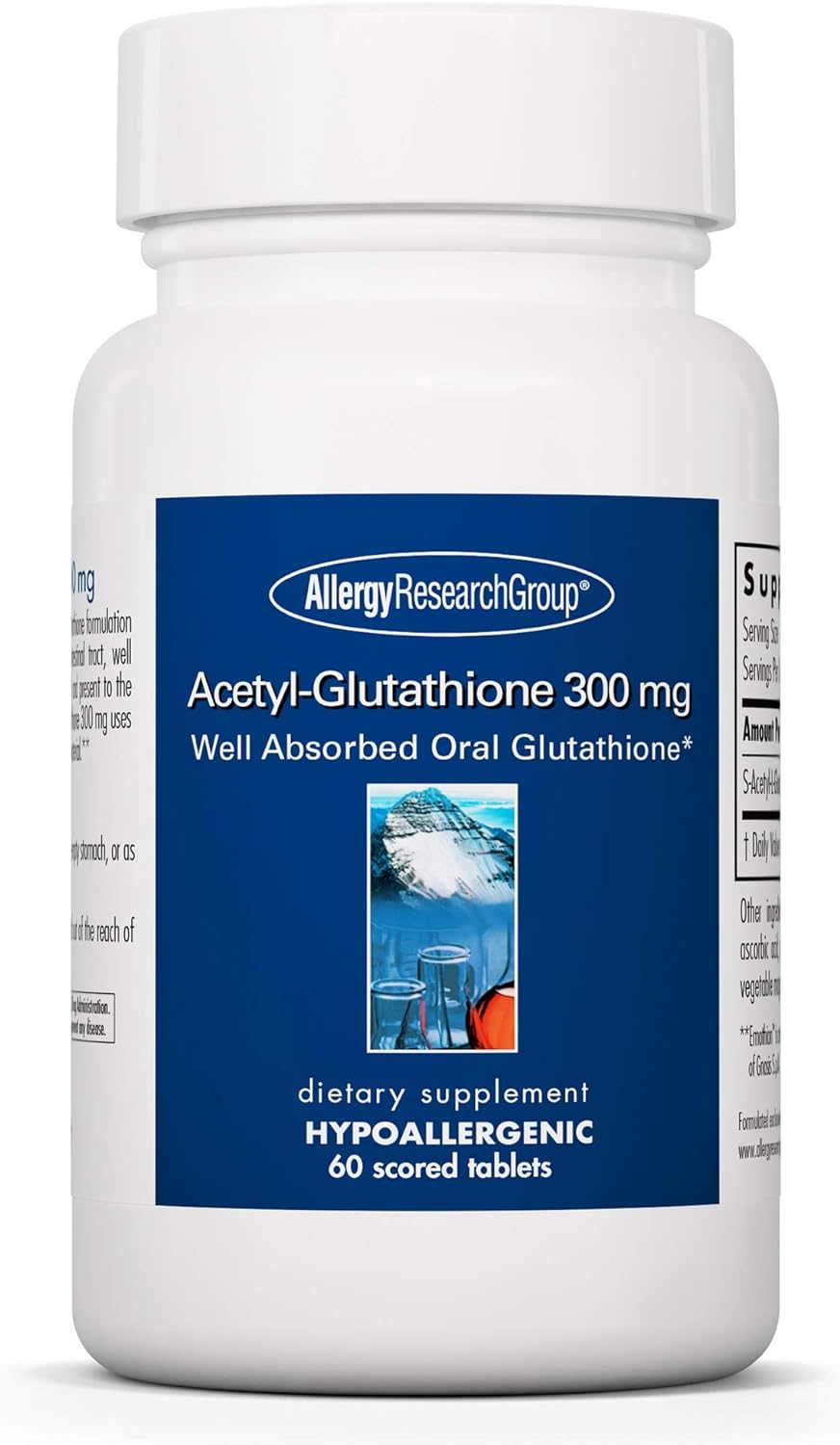 Allergy Research Group - Acetyl Glutathione 300mg - Well-Abs