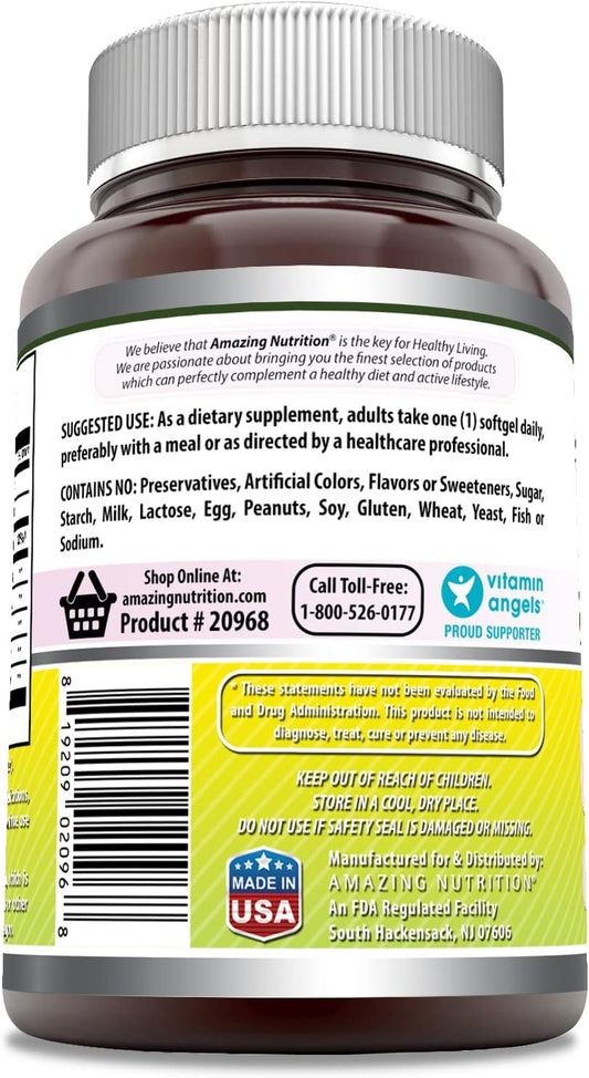 Amazing Formulas Evening Primrose Oil 1300mg, 10% GLA, Softgels Supple