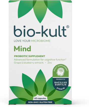 Bio-Kult Mind, Probiotic, Bacillus Subtilis PXN 21, Targets