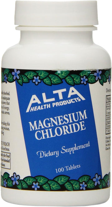 Alta Health Magnesium Chloride Tablets, 100 Count100 Count (Pack of 1)