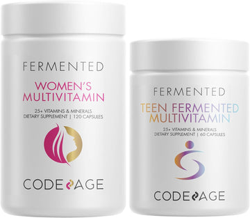 Codeage Immune Support Bundle Multivitamin for Women + Multivitamin fo