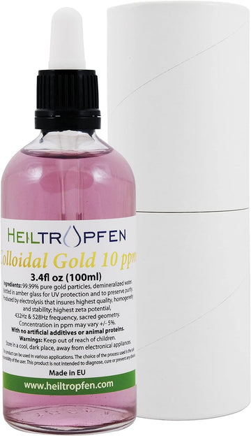 Colloidal Gold | 10 ppm | 3.4 Fl Oz - 100 ml | Heiltropfen?

230 Grams