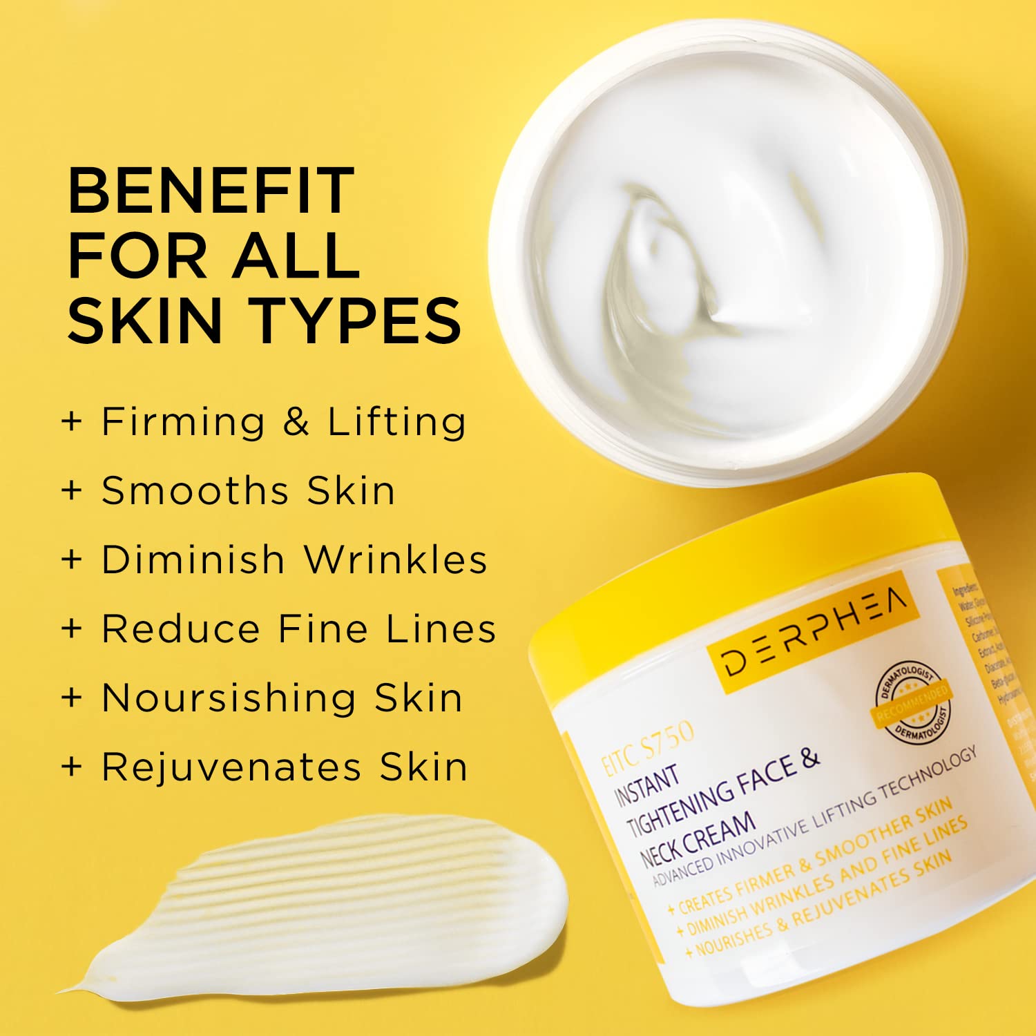 Esupli.com DERPHEA Neck Cream, Face & Neck Tightening Cream, Skin Tight