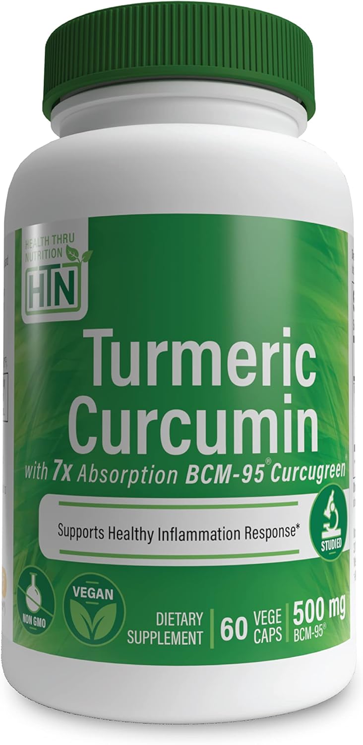 Health Thru Nutrition Turmeric Curcumin Complex 500mg | as BCM-95 Curc