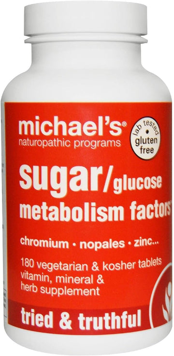MICHAEL'S Health Naturopathic Programs Sugar Metabolism Factors - 180