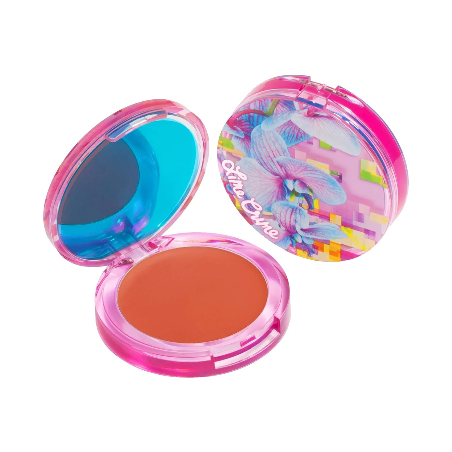 Lime Crime Softwear Blush, Digital Peach - Blendable, Buildable Warm Pinky Peach Color - Cream-to-Powder Formula - Weightless Soft Matte Finish - Vegan, Cruelty Free - 4.4 grams