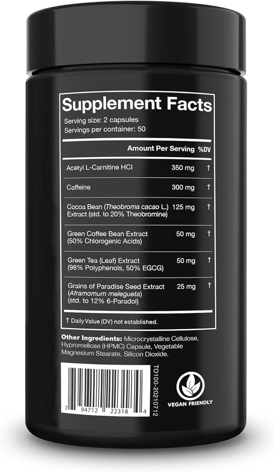 JNX SPORTS The Omen! Fat Burner Dietary Supplement, Men & Women | 50 S4.55 Ounces