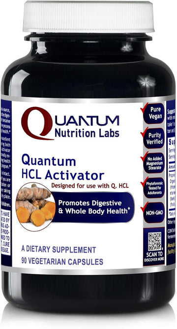 Quantum HCL Activator ? Botanical Pepsin Supplement - Digestive Enzyme3.2 Ounces