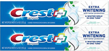 Crest Complete Extra Whitening Toothpaste with Tartar Protection, Mint, 5.4  (Pack of 2)