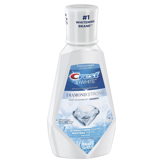 Crest 3D White Mint Mouthwash, 32   (Pack of 1)