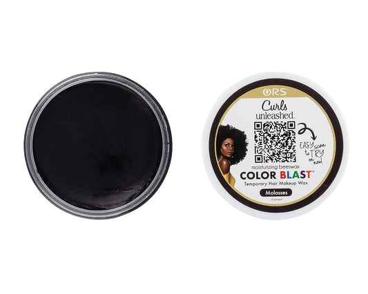 Curls Unleashed Color Blast Hair Wax, Temporary Curl Defining Wax, Molasses, (6.0 )