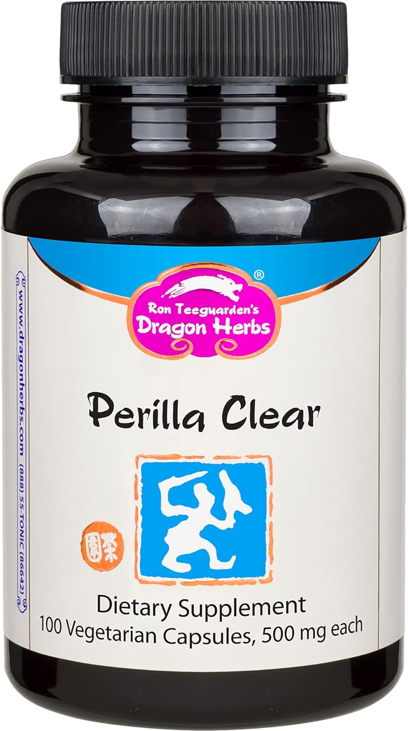 Dragon Herbs - Perilla Clear Capsules - 100 Capsules, 500 Mg Each