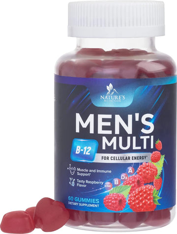Nature'S Multivitamin For Men Gummies - Berry Flavored Mens Multivitam