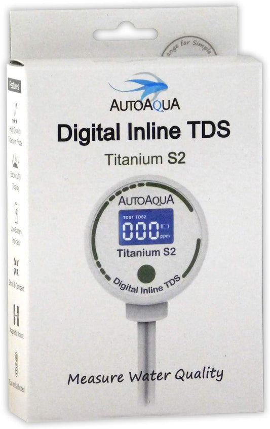  Titanium S2 Digital Inline TDS Meter : Health & Household