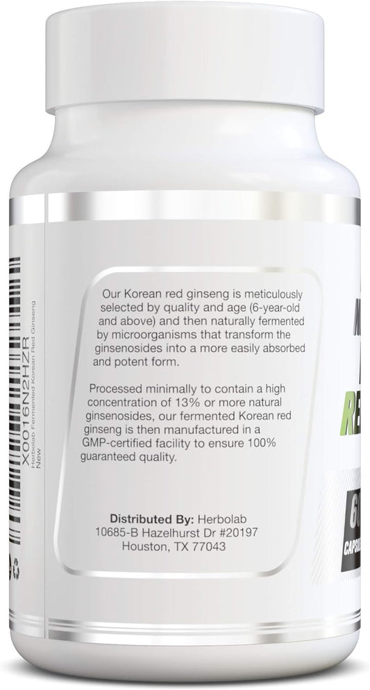 herbolab Korean Red Ginseng Fermented 10:1 (13% ginsenosides