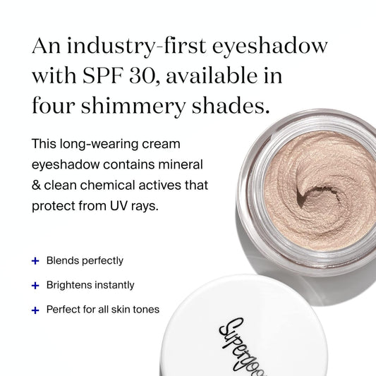 Supergoop! Shimmershade Illuminating Cream Eyeshadow SPF 30 First Light