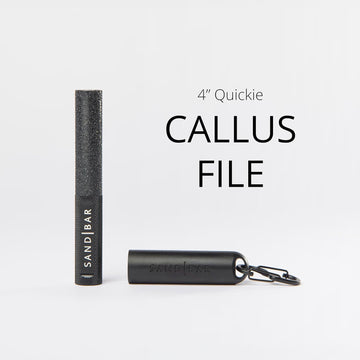 SandBar Handcare -Quickie Callus Remover | The Ultimate Callus Tool for Hands - Includes Salve (Black)