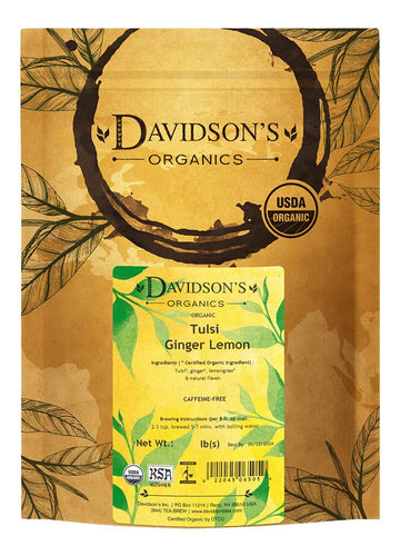 Davidson's Organics, Tulsi Ginger Lemon, Loose Leaf Tea Bag