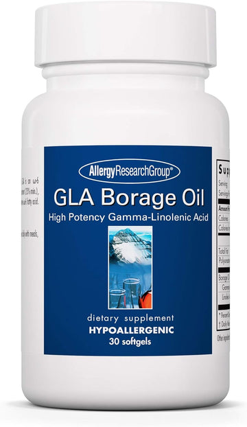 Allergy Research Group - Gla Borage Oil - High Potency Gamma-Linolenic