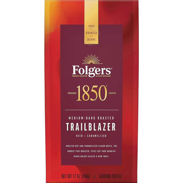 1850 by Folgers Trailblazer Medium Dark Roast Ground Coffee