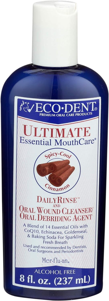 Eco-Dent Dailyrinse Mouthrinse, Cinnamon, 8