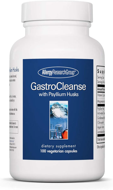 Allergy Research Group - GastroCleanse - Fiber, Charcoal, Goldenseal,
