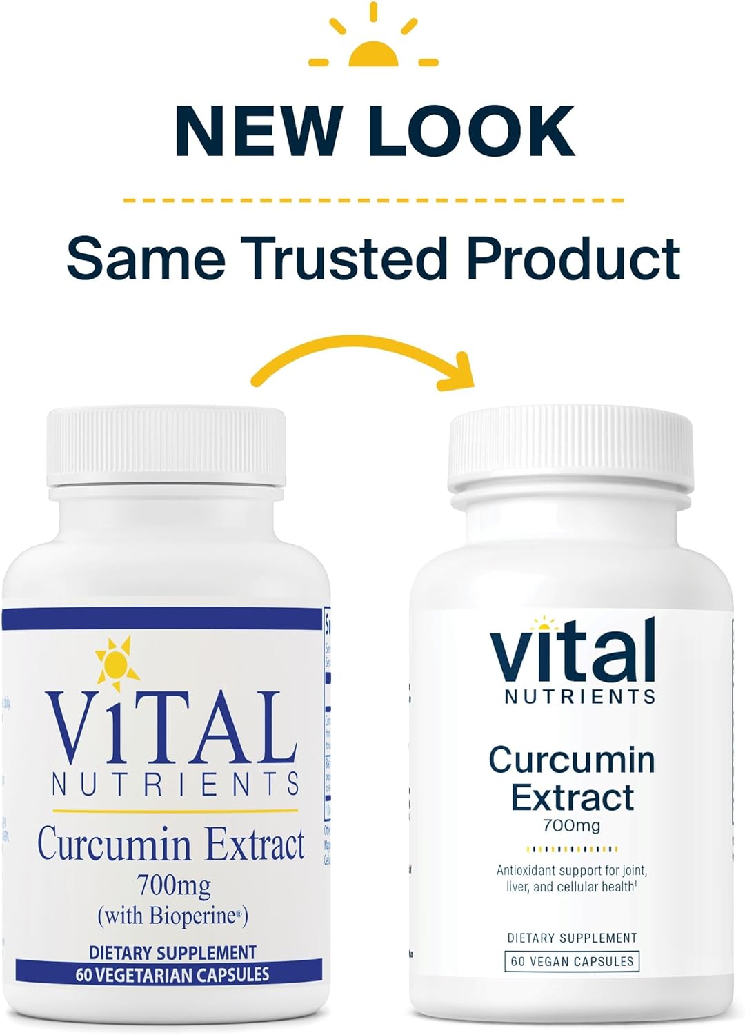 Vital Nutrients Curcumin Extract with Bioperine 700mg | Vega