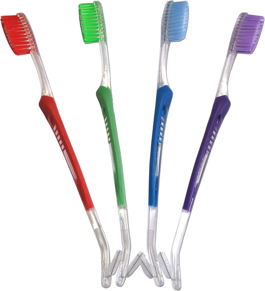 Orthodontic Toothbrush V-Trim Double-Ended Brush with Interp