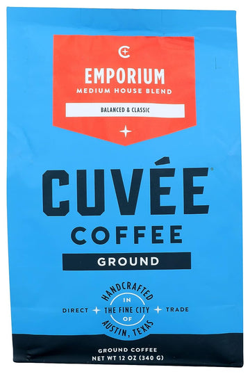CUVEE COFFEE Ground Emporium Medium Roast Coffee