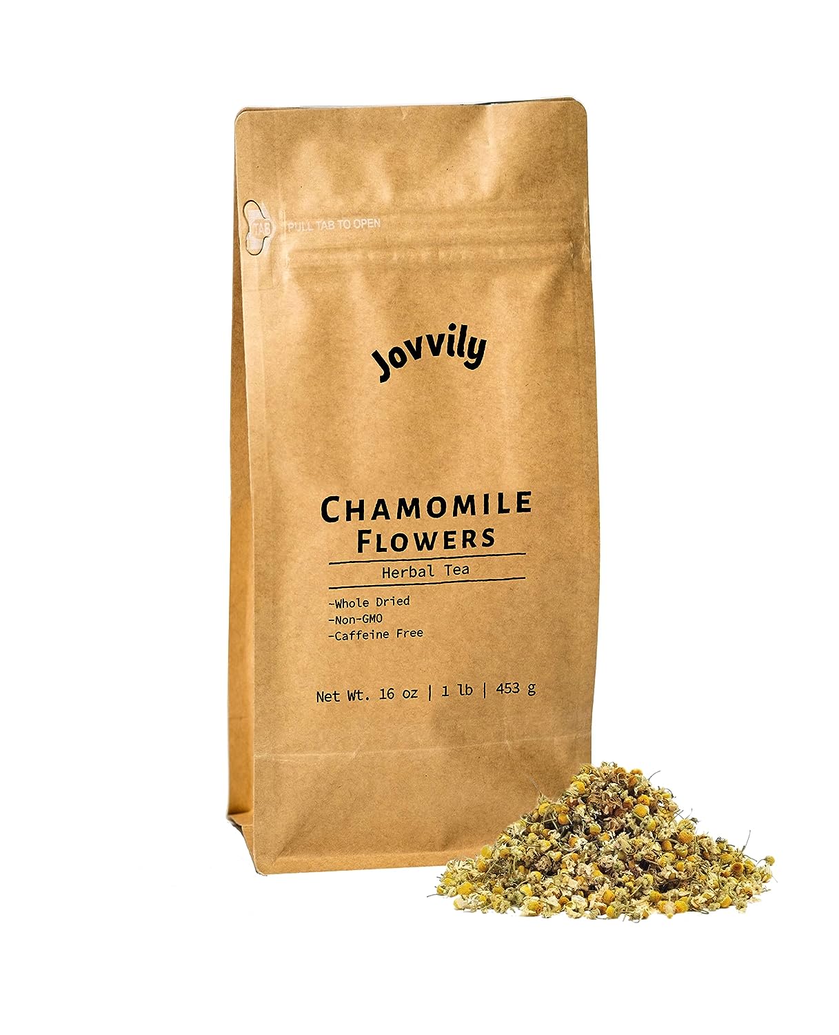 Jovvily Chamomile Flowers  - Dried Whole Flowers - Herbal Tea - Floral Flavor