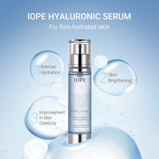 IOPE Hyaluronic Acid Serum ' Hyaluronic Hydrating Serum' 1.52 .  - Ultra Moisturizing & Hydrating with Hyaluronic Capsules - For All Skin Types, without Paraben by Amorepacific