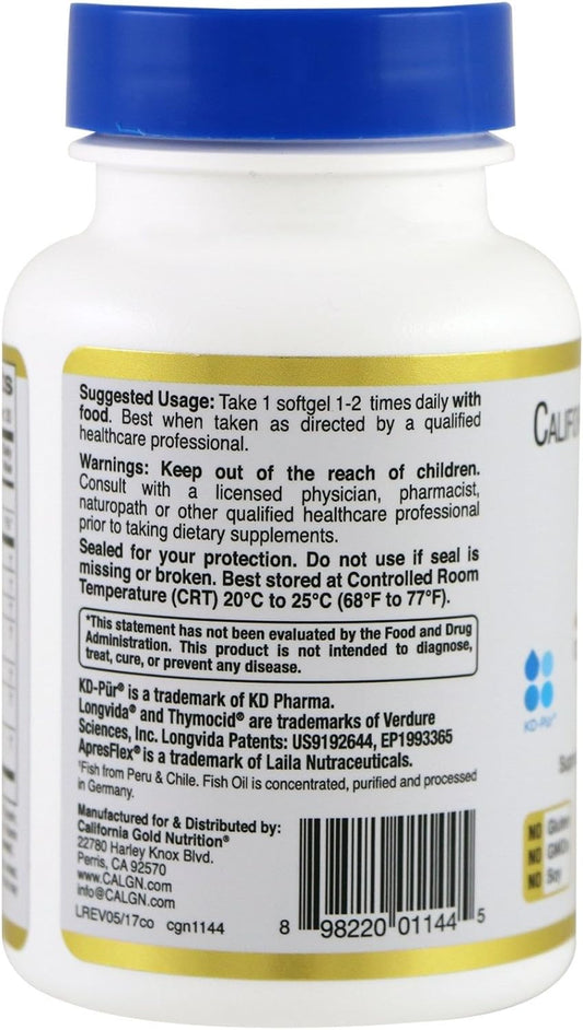 CurcuminUP, 30 Fish Gelatin Softgels, California Gold Nutrit