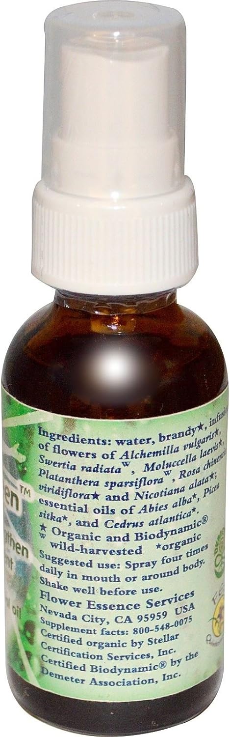  Flower Essence Services Grounding Green Spray Herbal Supple