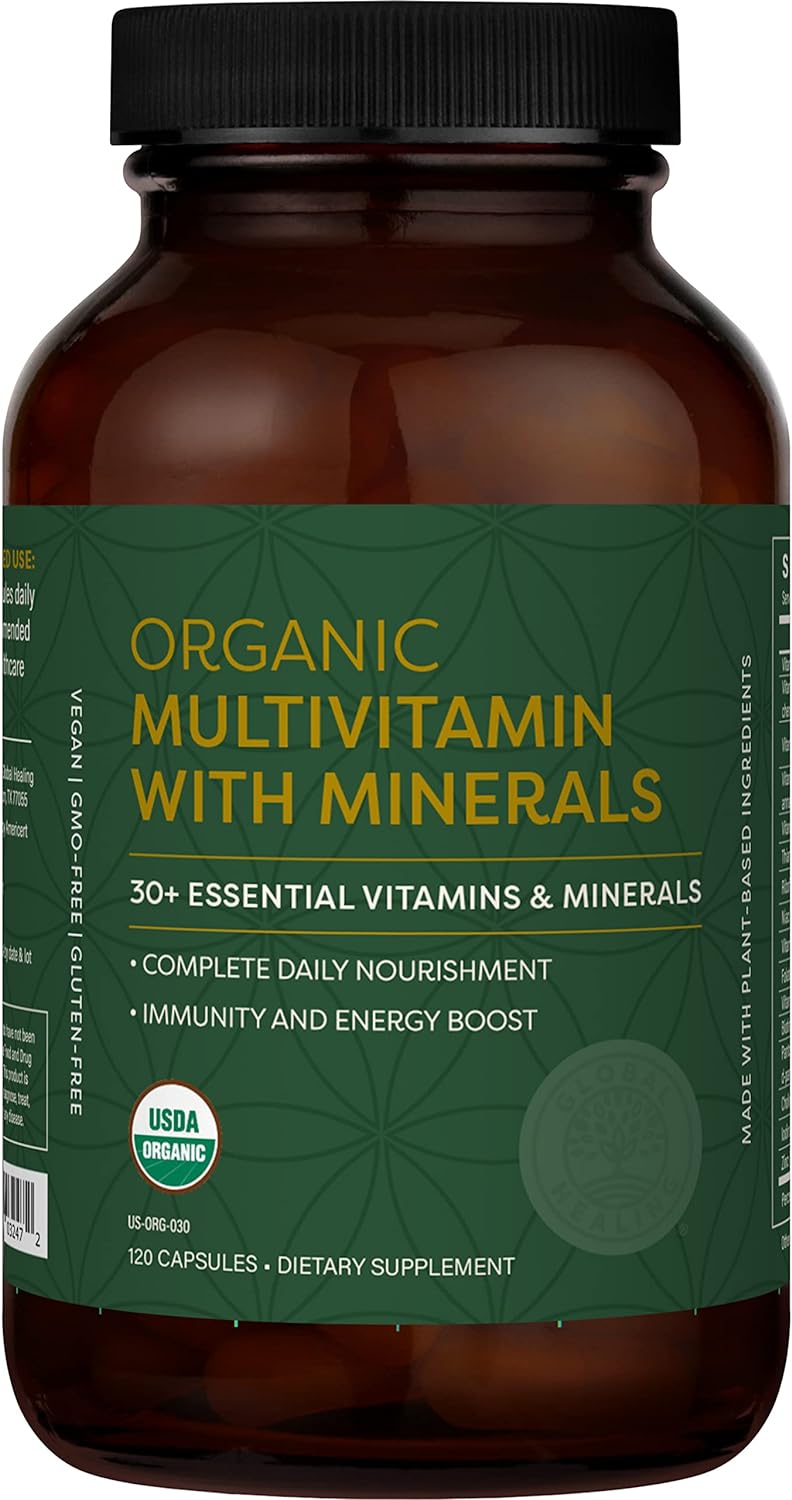 Global Healing Usda Organic Multivitamin For Women And Men - Vitamins