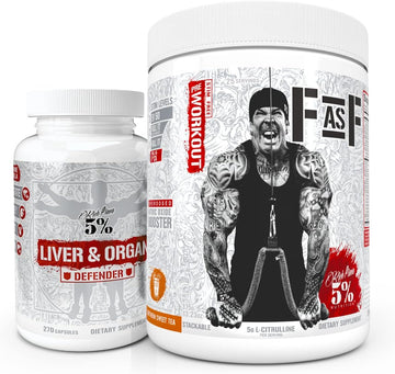 5% Nutrition 2-Stack | Liver & Organ Defender + FasF | Liver, Kidney,