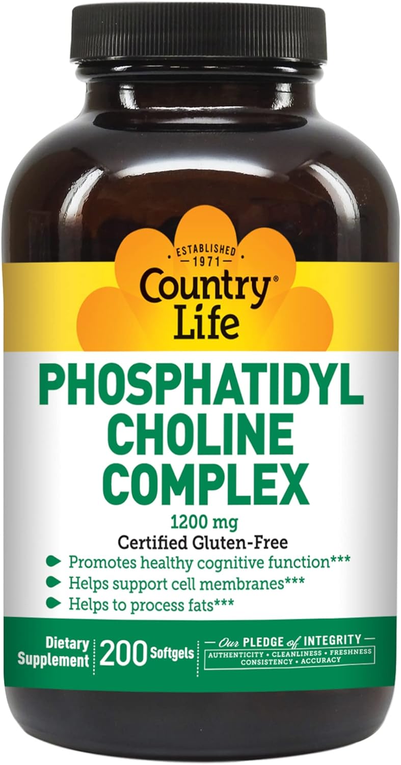 Country Life Phosphatidyl Choline Complex, Promotes Healthy Cognitive 1.52 Pounds