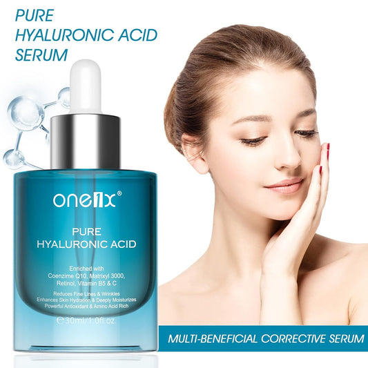 Hyaluronic Acid Serum for Face with Retinol, Vitamin C & B5, Hydrating Face Serum for Dry Skin Plump and Moisture, Anti-Aging Facial Serums Reduces Wrinkles Fine Lines, Firming Serum for Woman Day Night 1 .