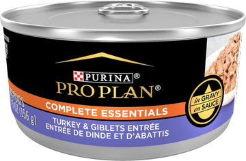Purina Pro Plan Complete Essentials High Protein Cat Food Wet Turkey And Giblets Entree - 5.5 Oz. Can