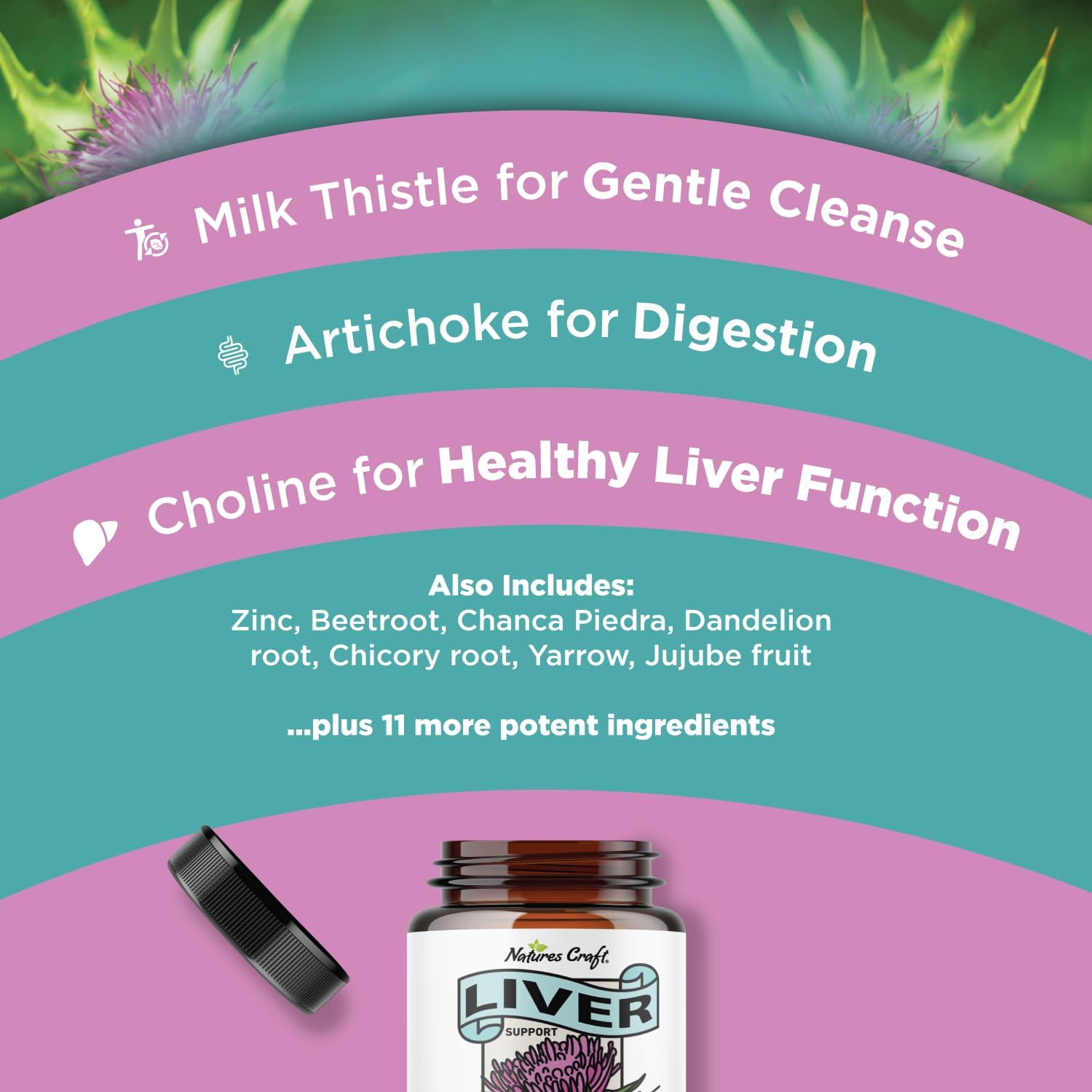  Liver Cleanse Detox & Repair Formula - Herbal Liver Support