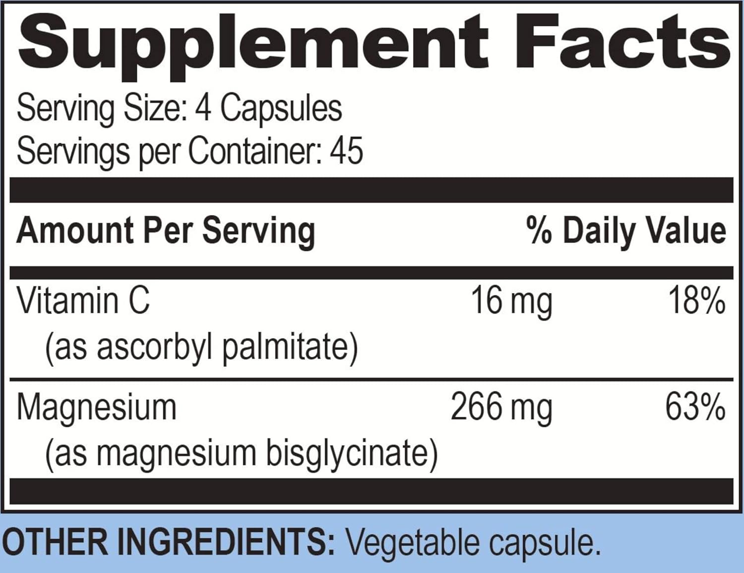 Life Enhancement On Target Magnesium (Glycinate) Plus | 266 mg with Vi