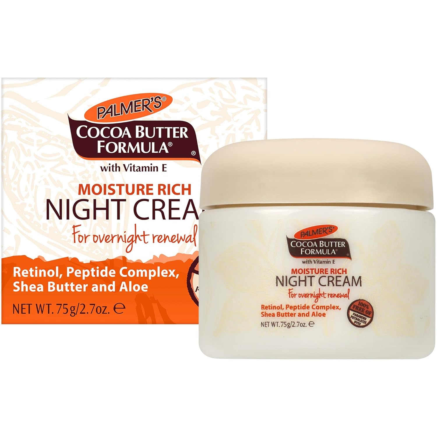 Palmer's Cocoa Butter Formula Moisture Rich Night Cream, 2.70  ( Pack of 2)