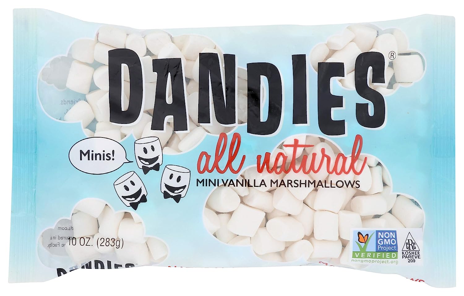 Dandies, Vegan Gluten Free Marshmallows Minis, 10 Ounce