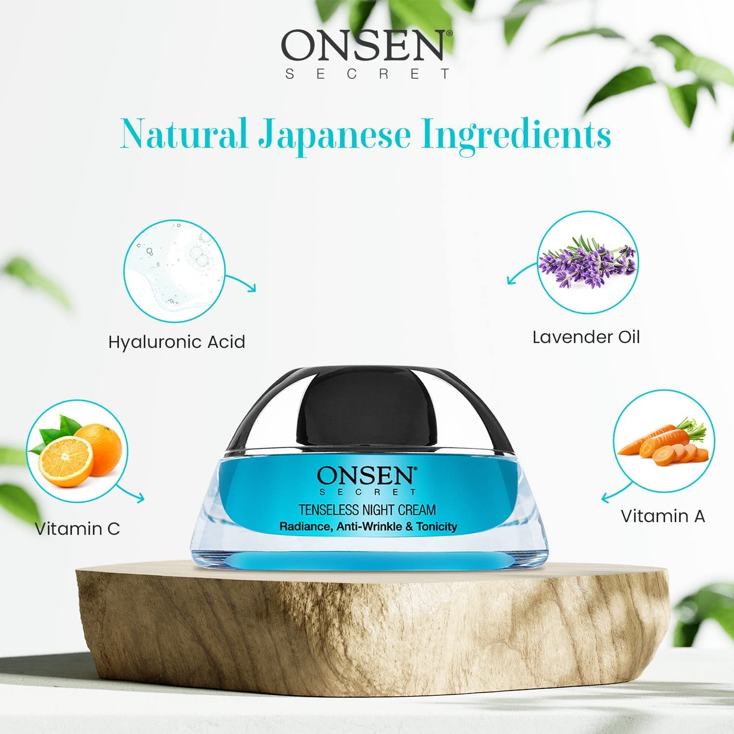 Onsen Secret Wrinkle Repair Tenseless Night Face Cream – Der